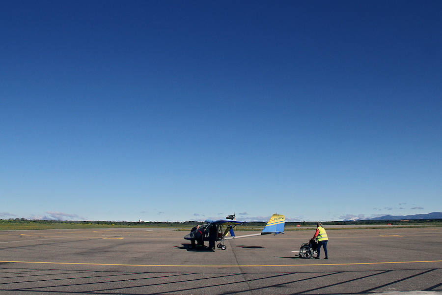 Un bautismo de vuelo muy especial