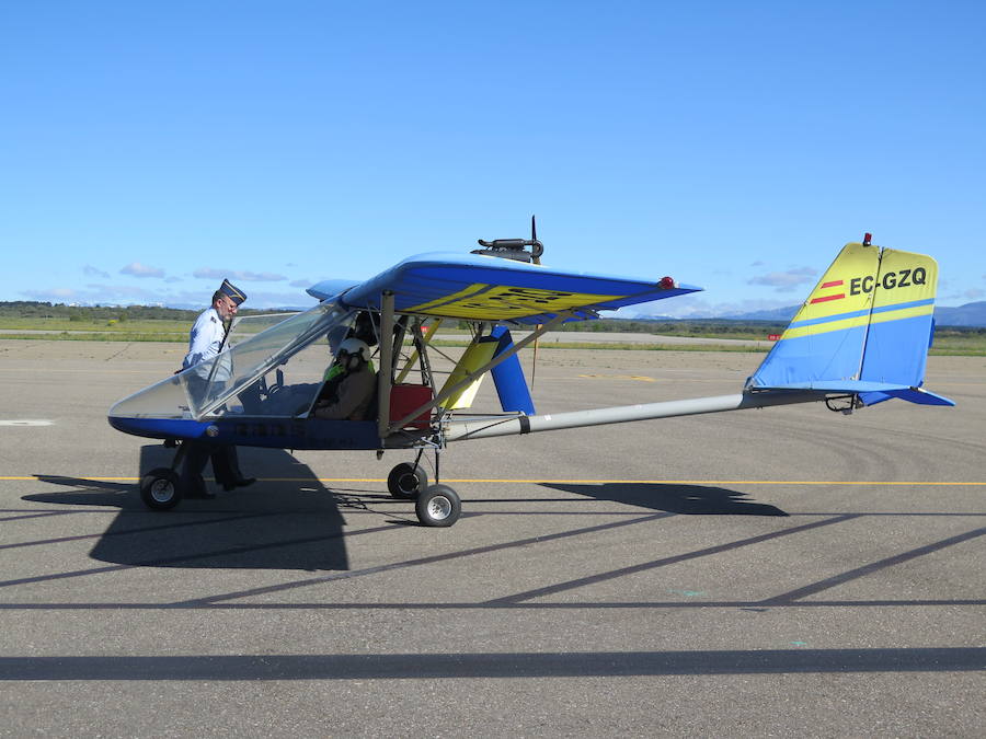 Un bautismo de vuelo muy especial