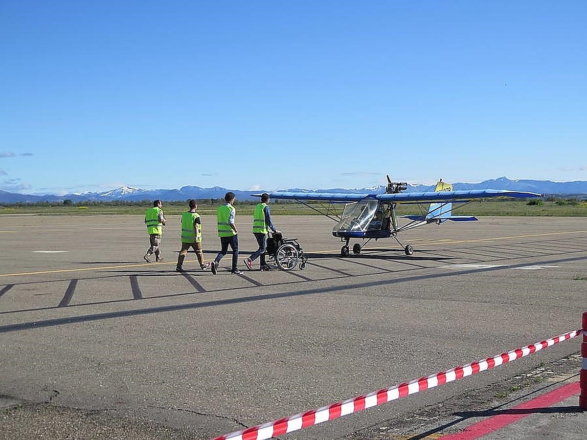 Un bautismo de vuelo muy especial