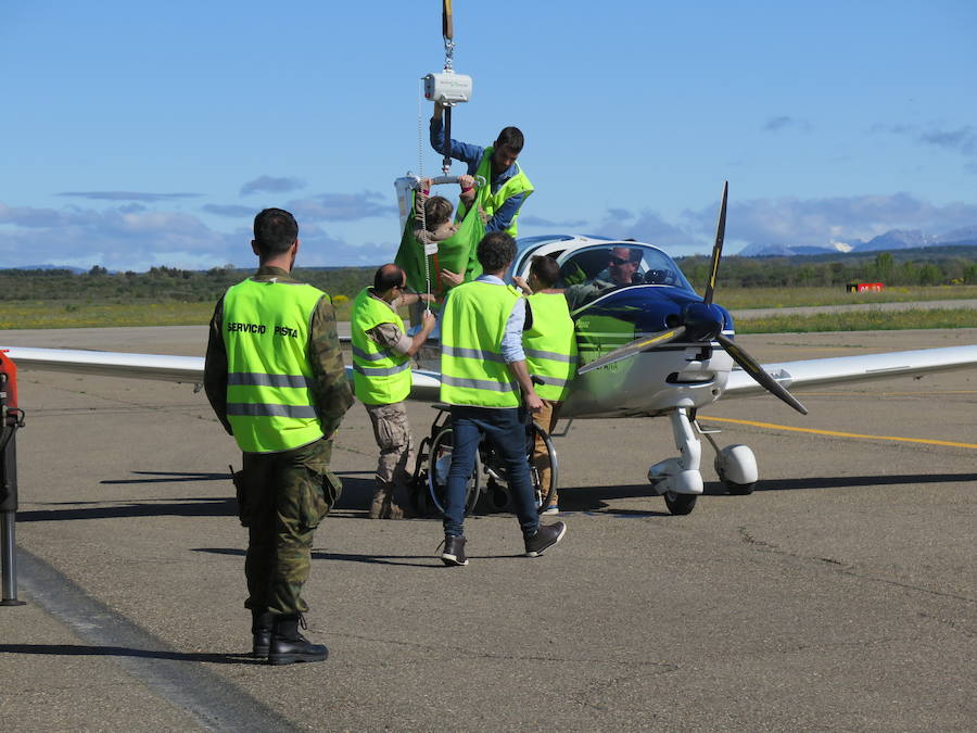 Un bautismo de vuelo muy especial