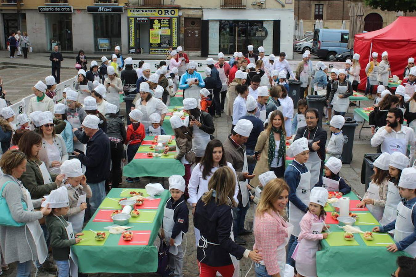 Cocinando en familia