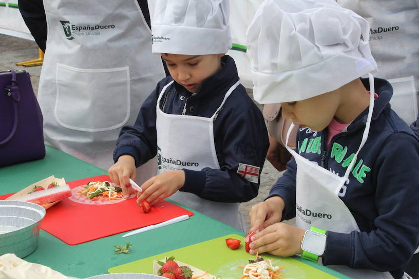Cocinando en familia