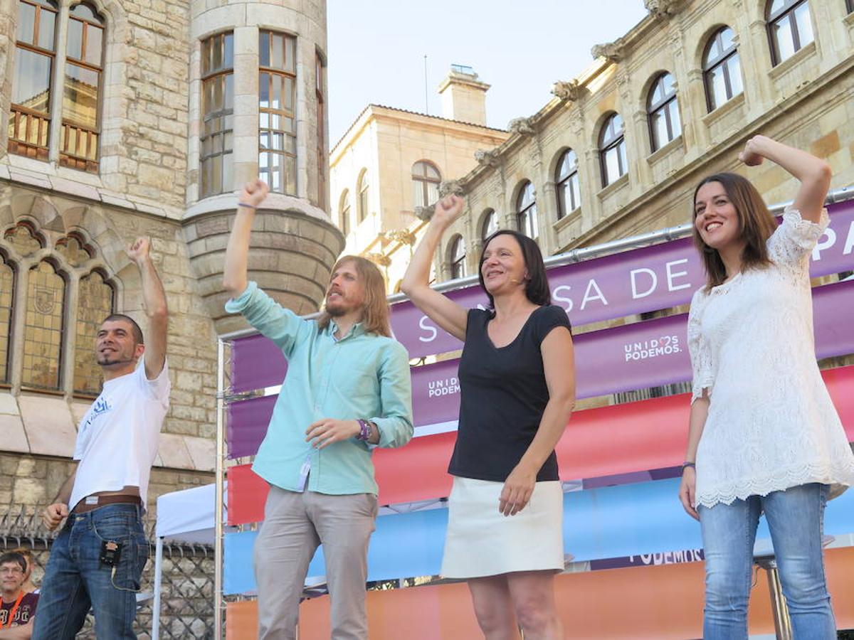 Unidos Podemos saca músculo en Botines