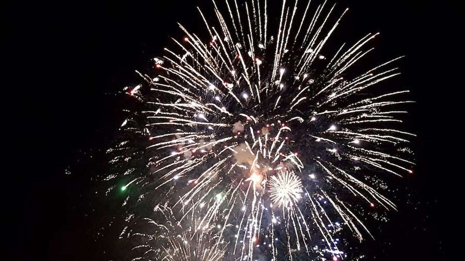 Espectáculo de fuegos artificiales