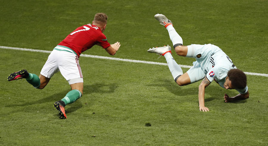 Las mejores imágenes del Hungría-Bélgica