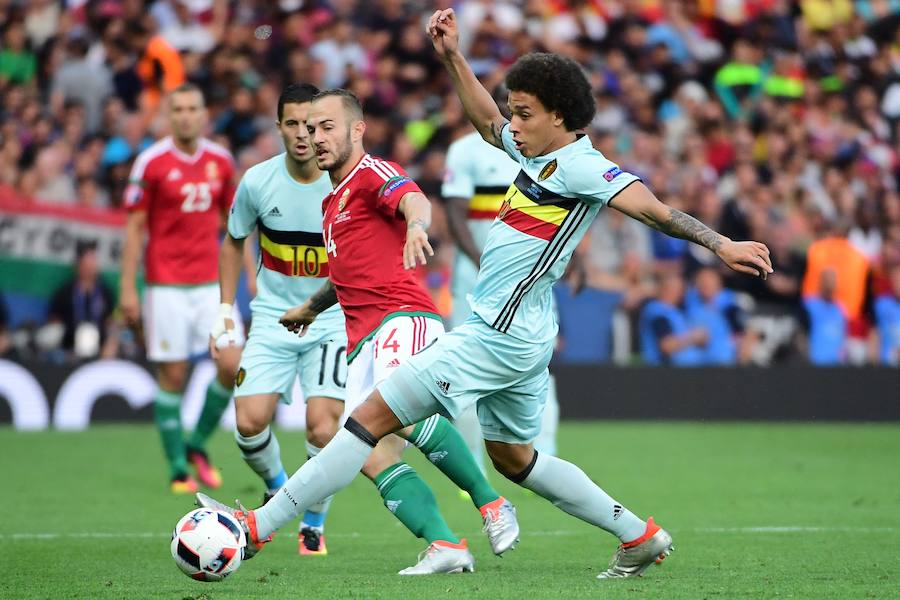 Las mejores imágenes del Hungría-Bélgica