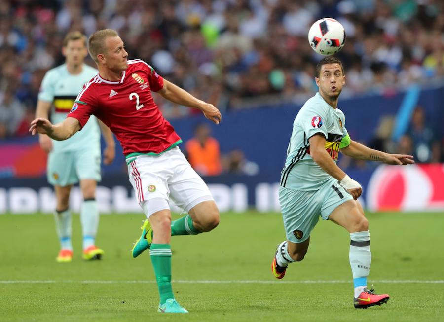 Las mejores imágenes del Hungría-Bélgica