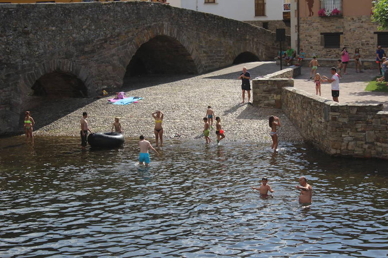 Molinaseca, la playa sin arena