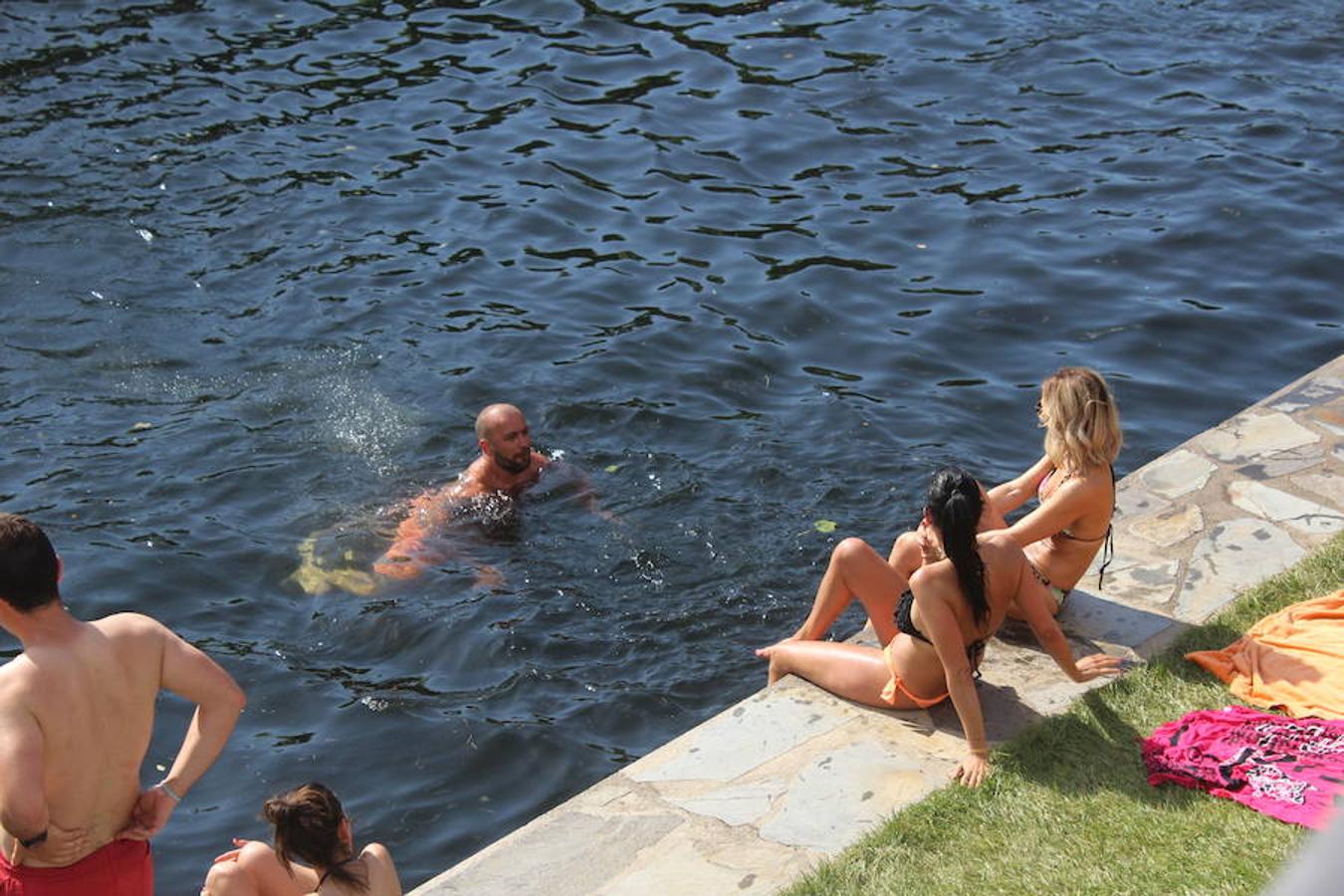 Molinaseca, la playa sin arena