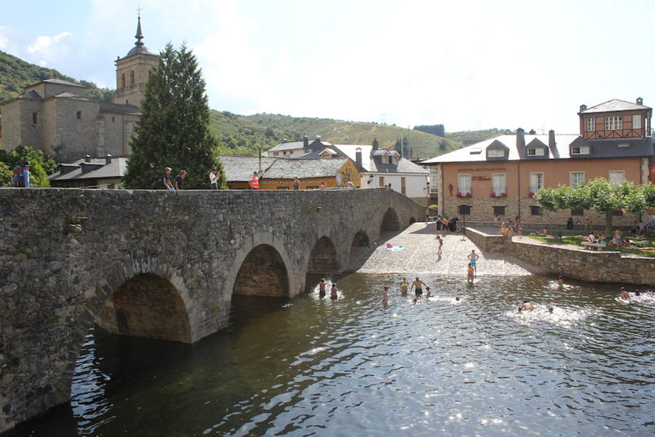 Molinaseca, la playa sin arena