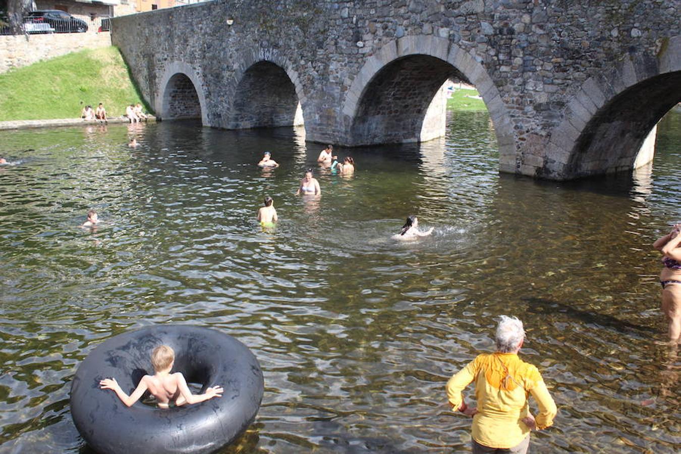 Molinaseca, la playa sin arena