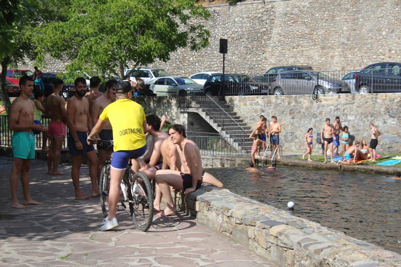 Molinaseca, la playa sin arena
