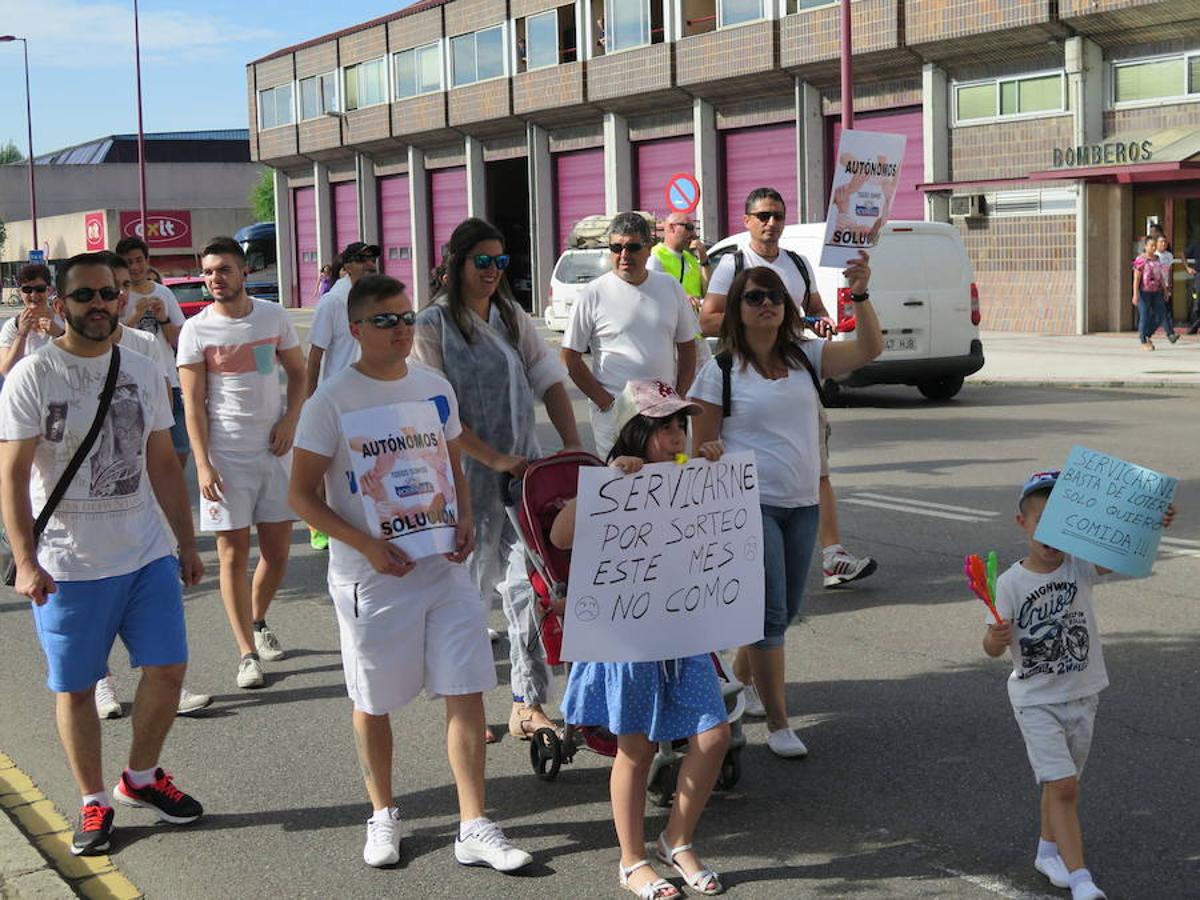 Los autónomos de Embutidos Rodríguez salen a la calle