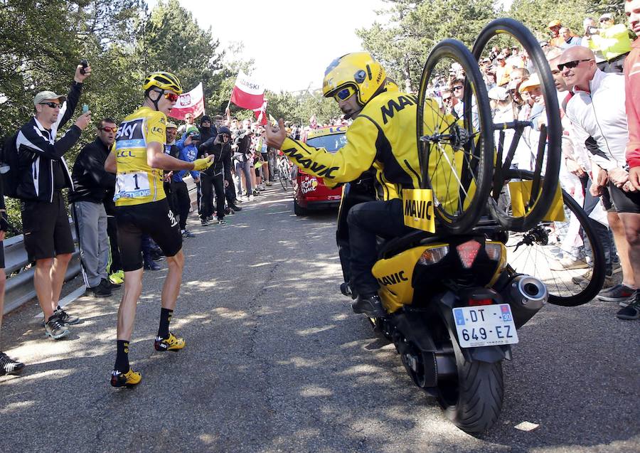 El accidente de Chris Froome en el Tour, en imágenes