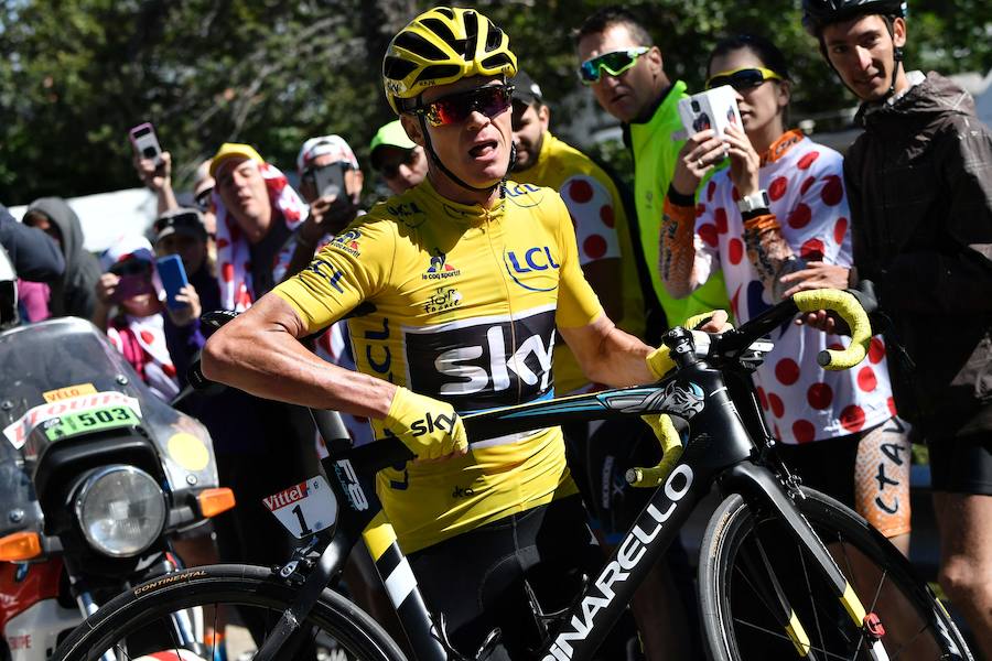 El accidente de Chris Froome en el Tour, en imágenes