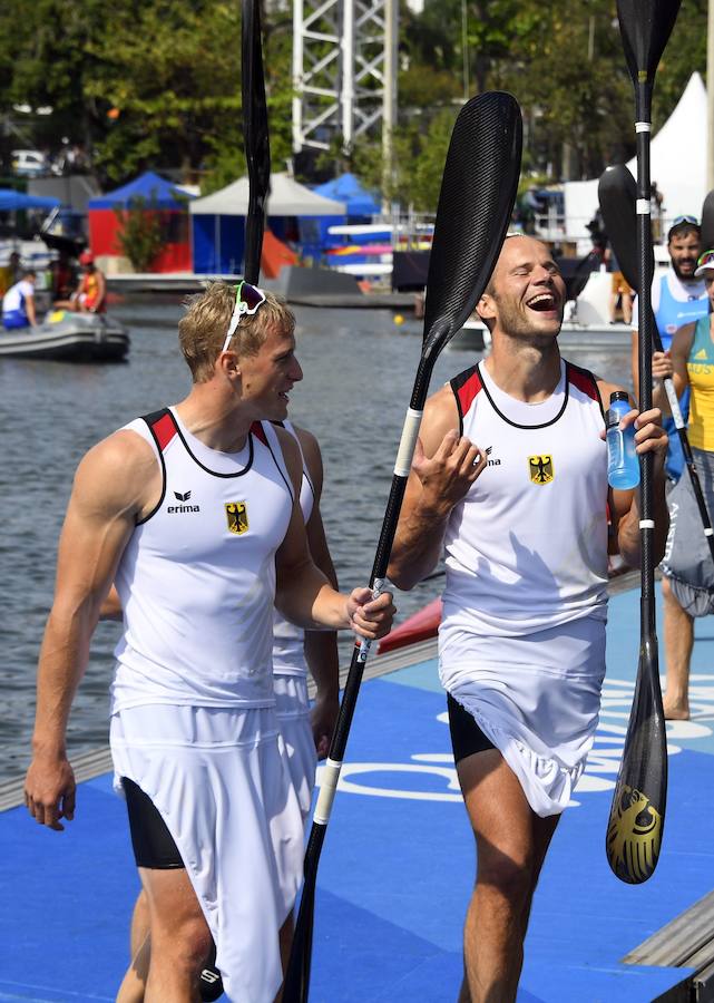 Alemania gana el oro en el K4 1000 m de canotaje; España quinta