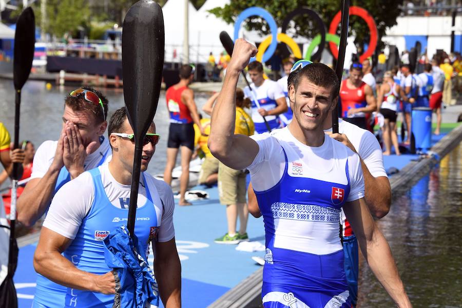 Alemania gana el oro en el K4 1000 m de canotaje; España quinta