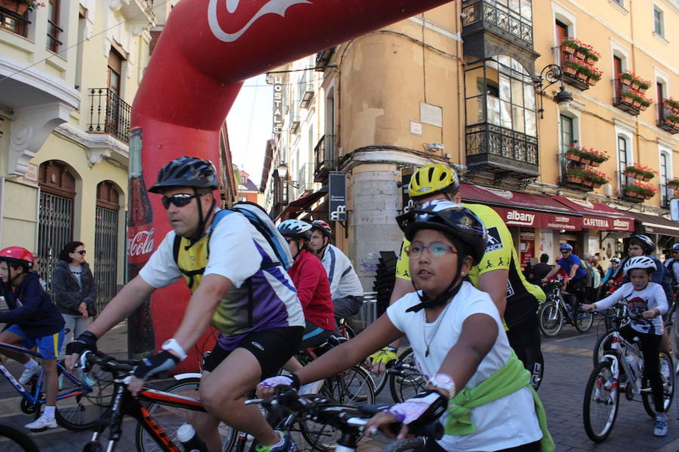 Las bicicletas toman León