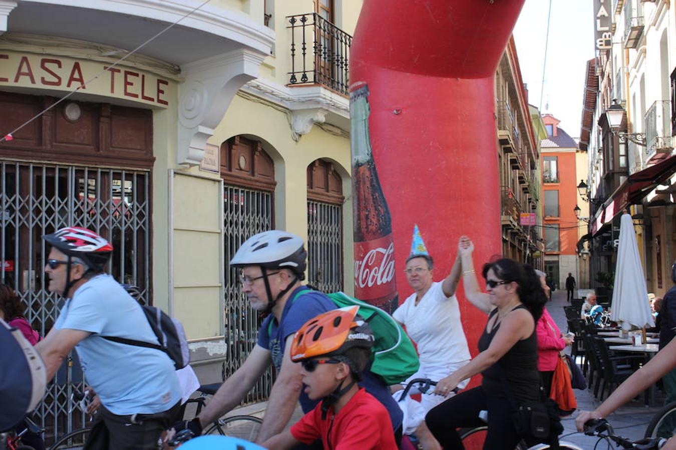 Las bicicletas toman León