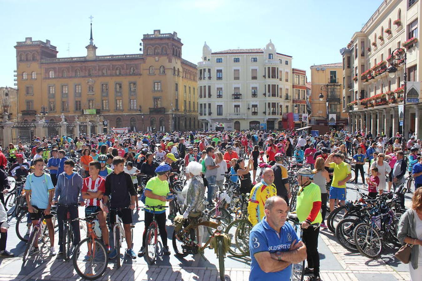 Las bicicletas toman León