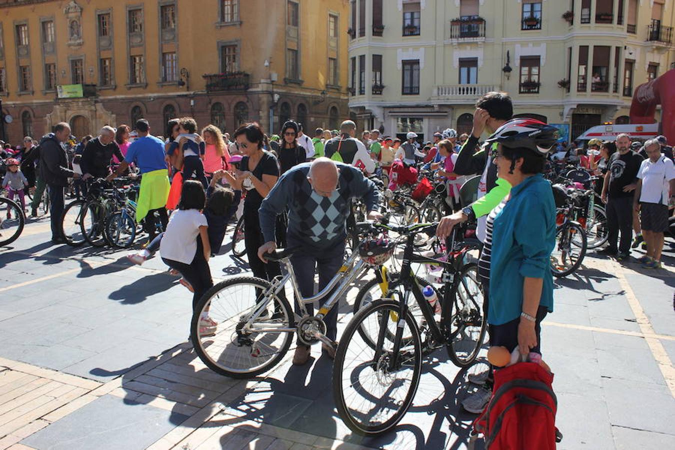 Las bicicletas toman León