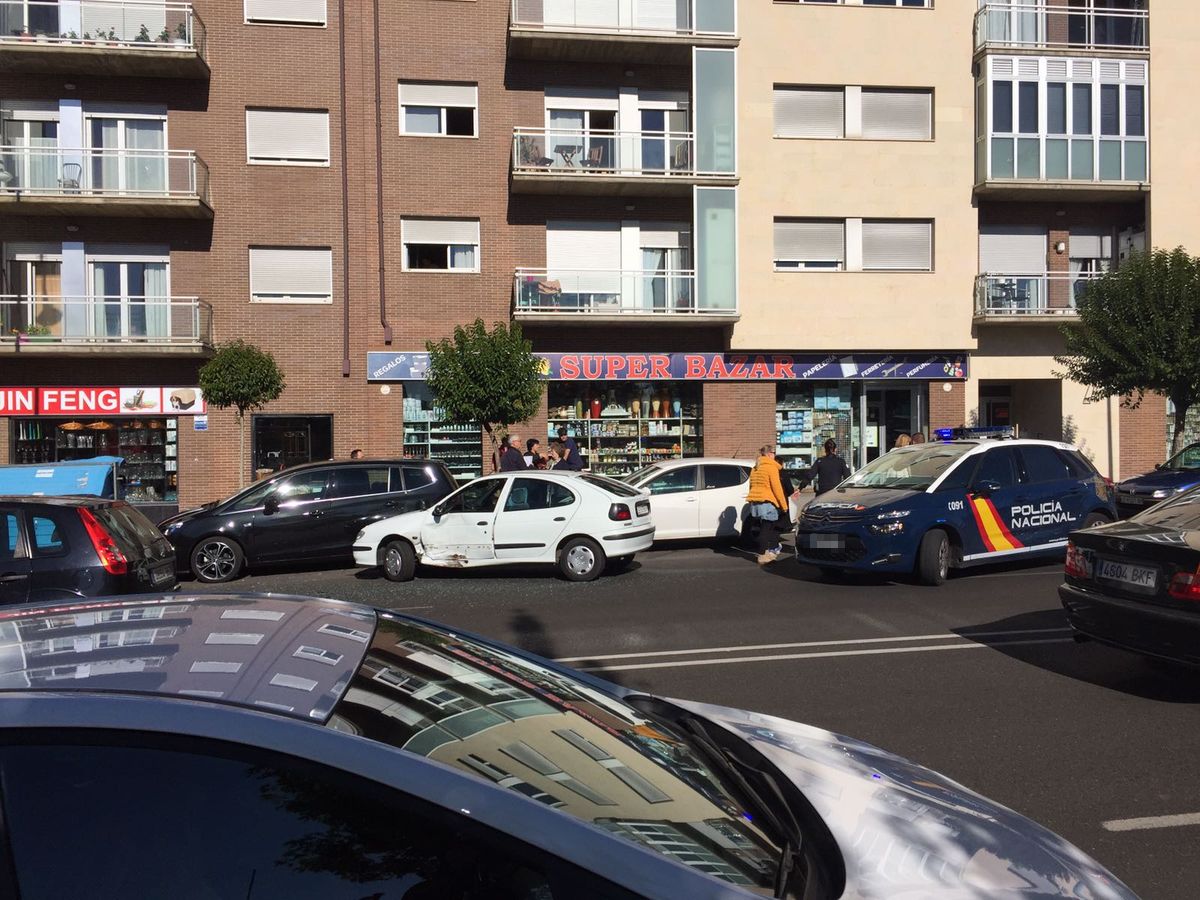 Accidente en la Avenida Gutiérrez Mellado