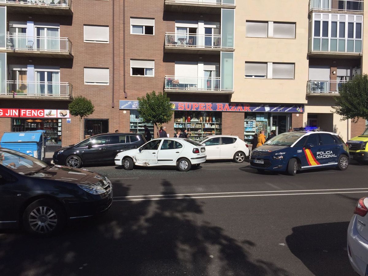 Accidente en la Avenida Gutiérrez Mellado