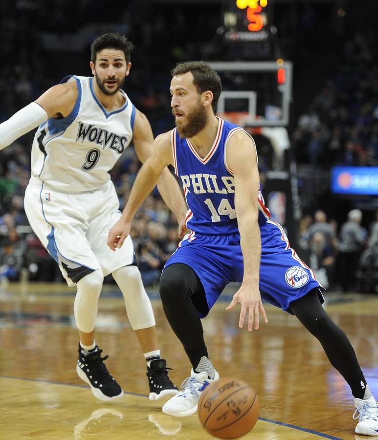 Sergio Rodríguez y Ricky Rubio, duelo español en la NBA