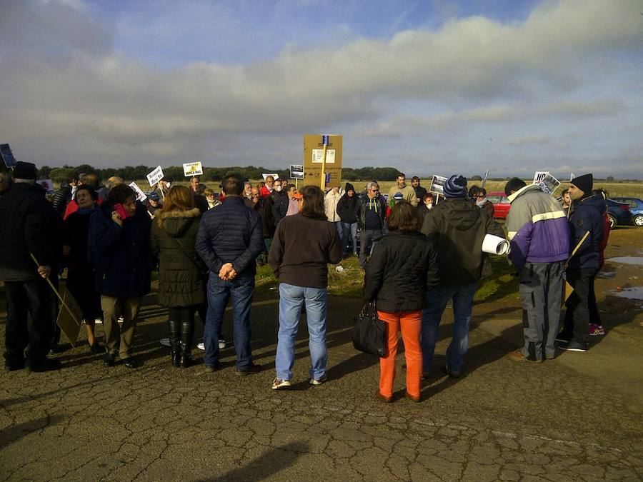 Protesta en el CTR de San Román