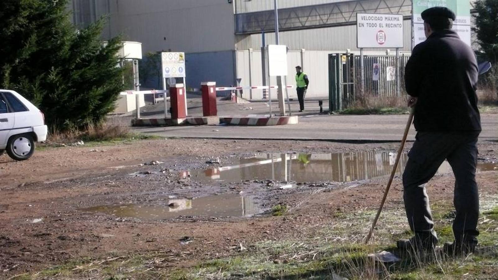 Protesta en el CTR de San Román