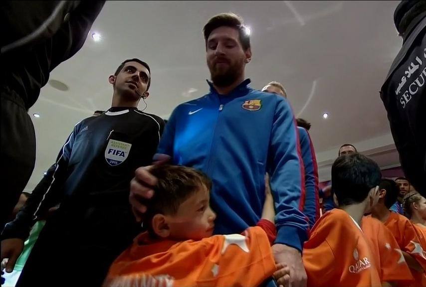 El encuentro de Messi y Murtaza, en imágenes