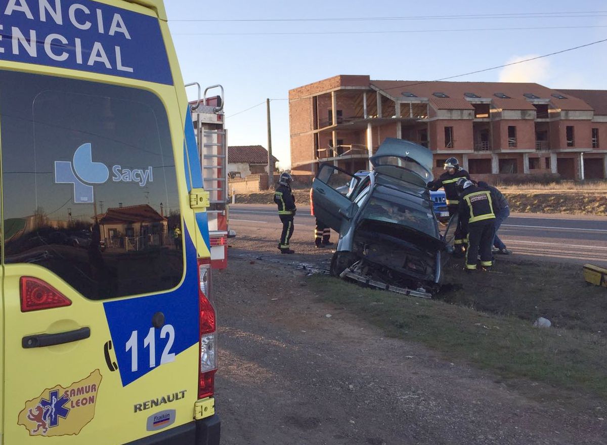 Accidente en Valverde