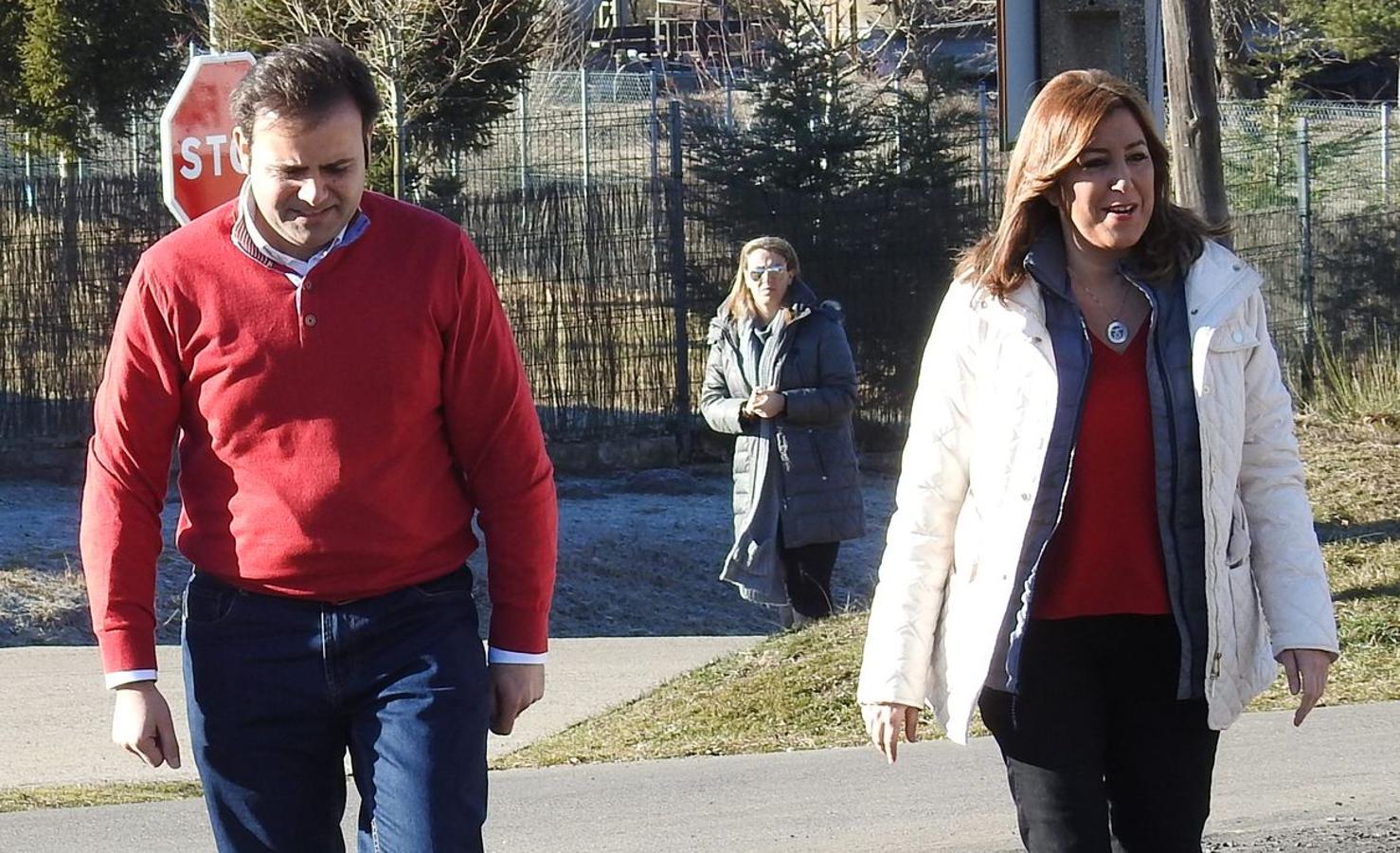 Susana Díaz con la minería