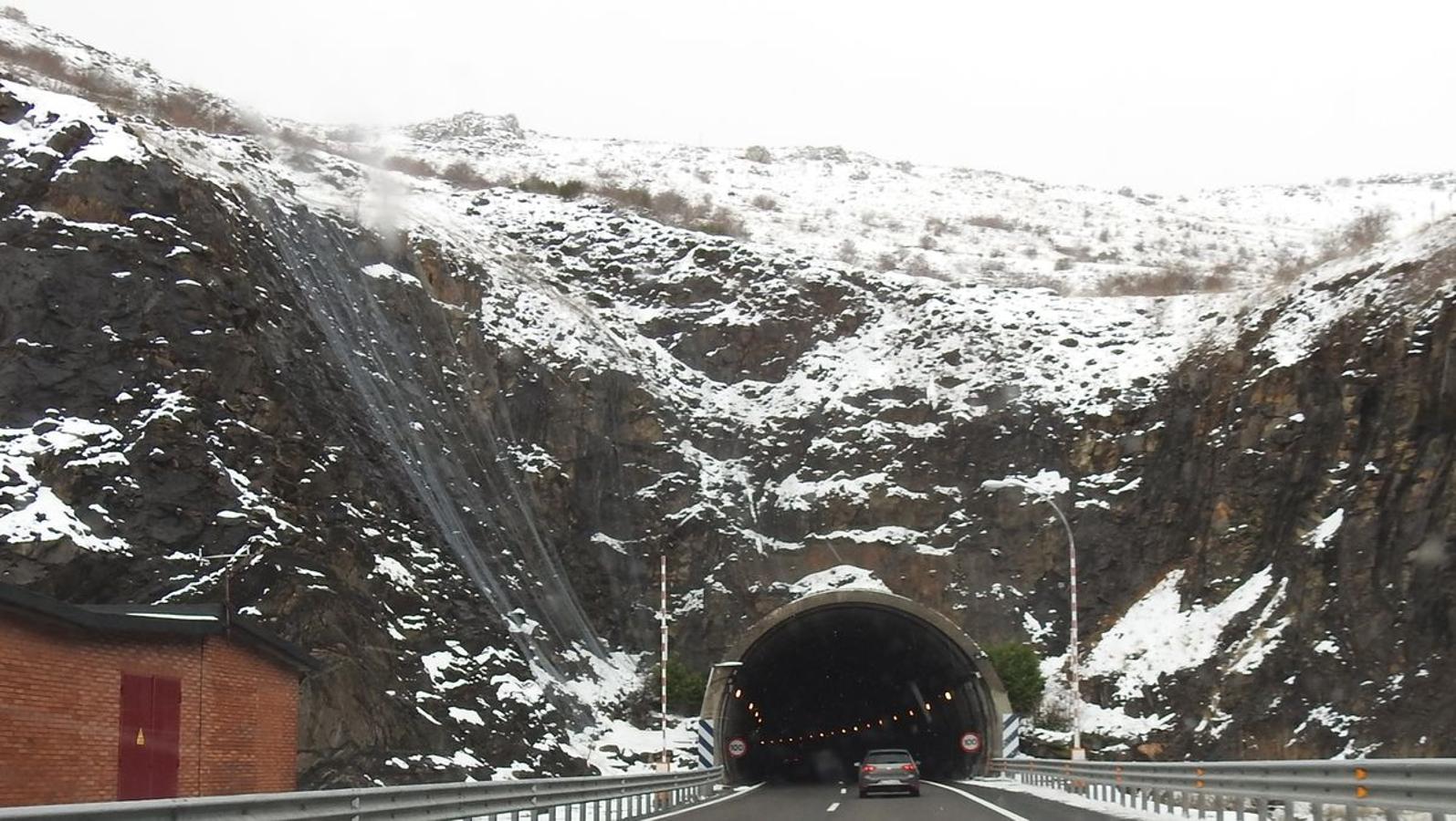 Así está la autopista del Huerna