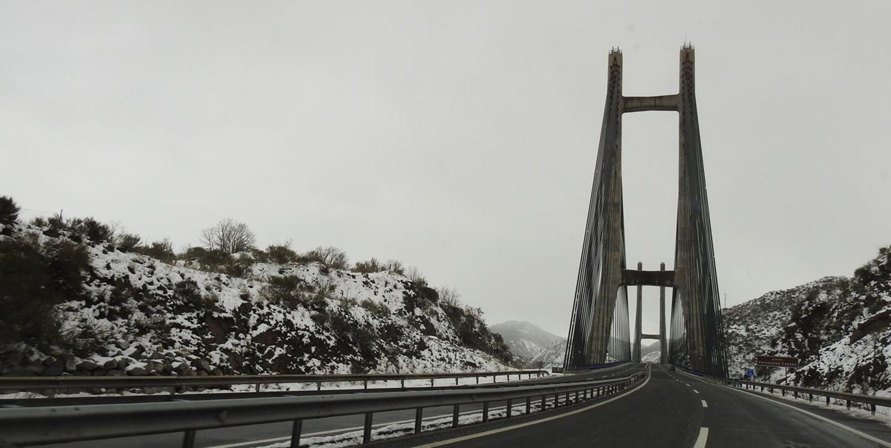 Así está la autopista del Huerna