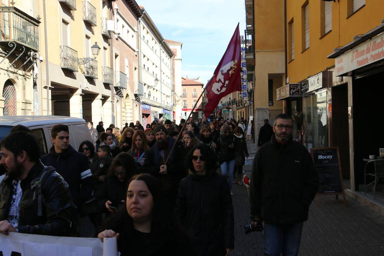 Protesta en la Plaza del Grano