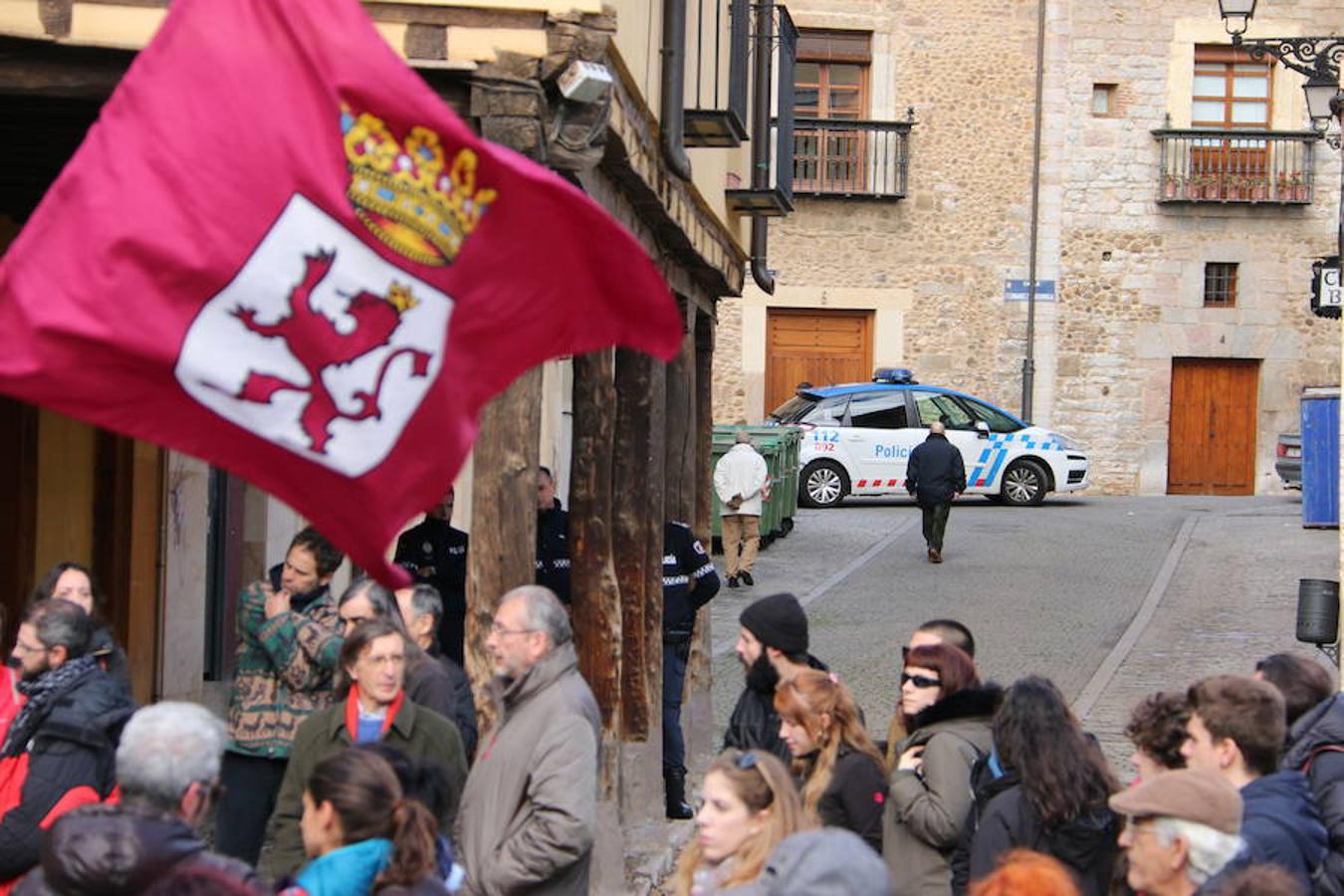 Protesta en la Plaza del Grano