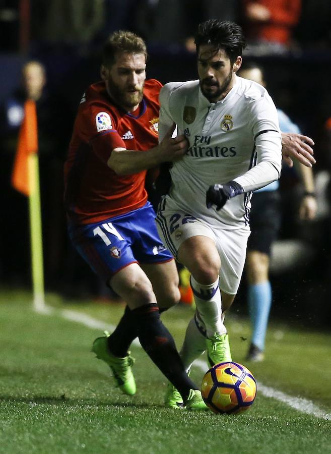 El partido entre Osasuna y Real Madrid, en imágenes