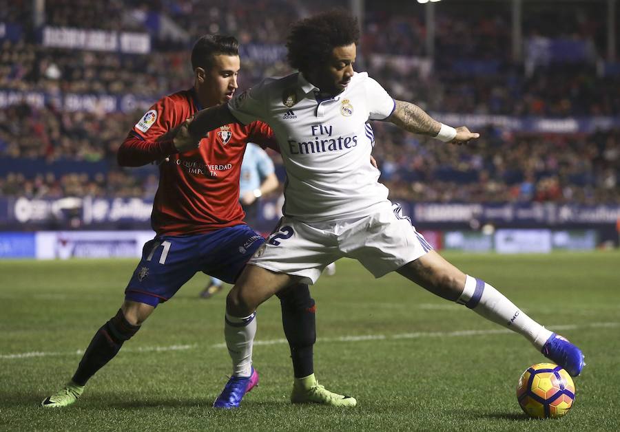 El partido entre Osasuna y Real Madrid, en imágenes