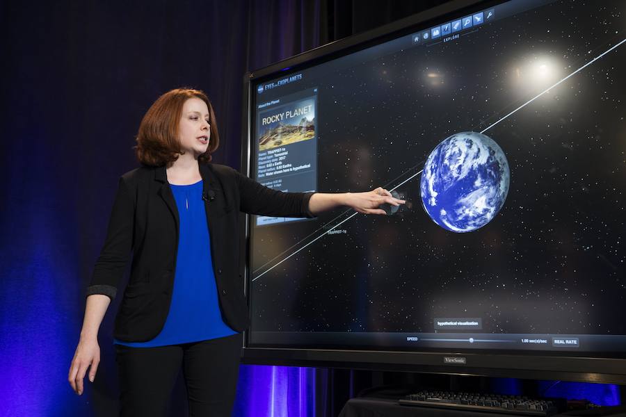 Detectan un sistema estelar cercano con siete planetas similares a la Tierra