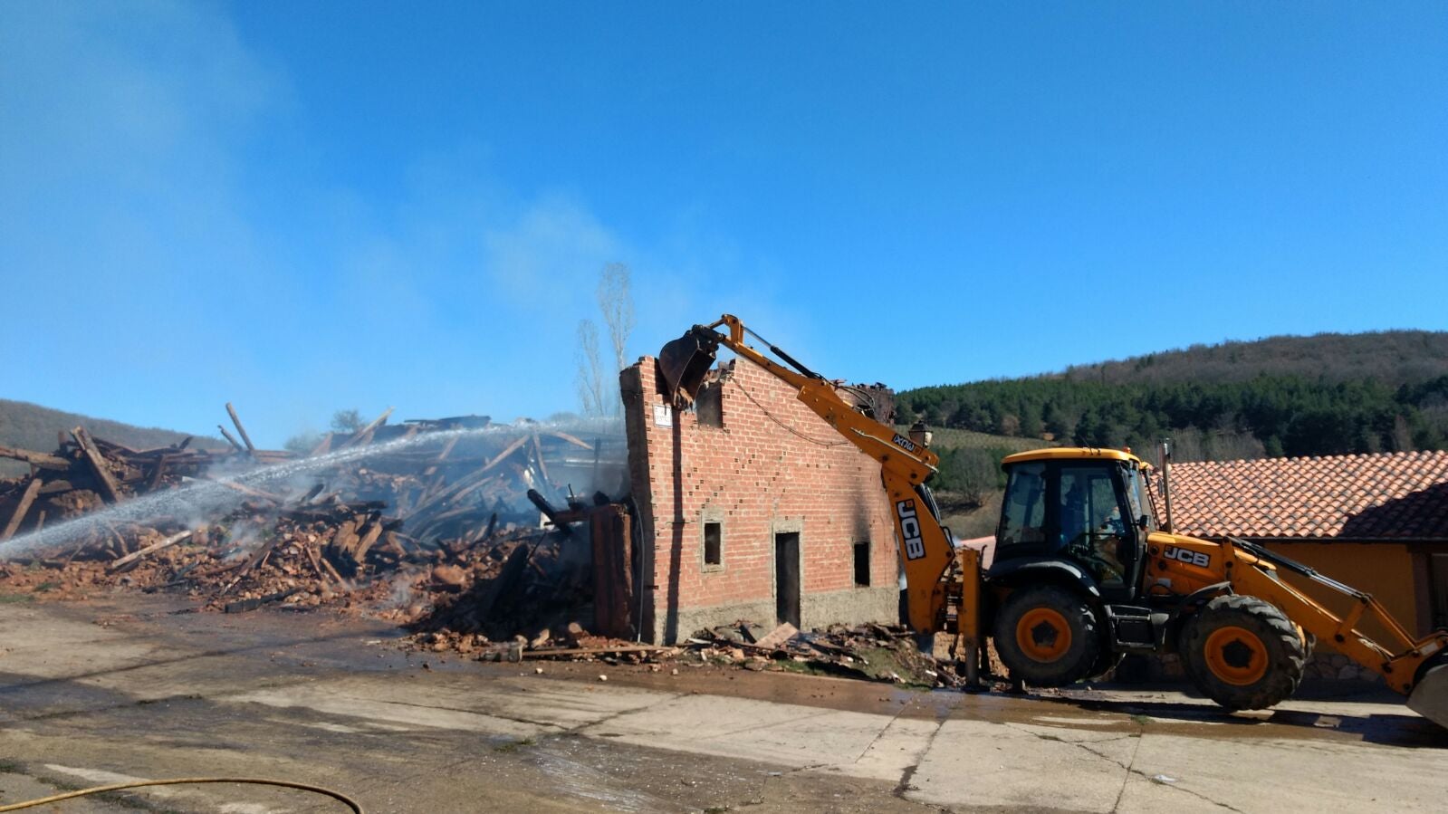 Incendio en Almanza