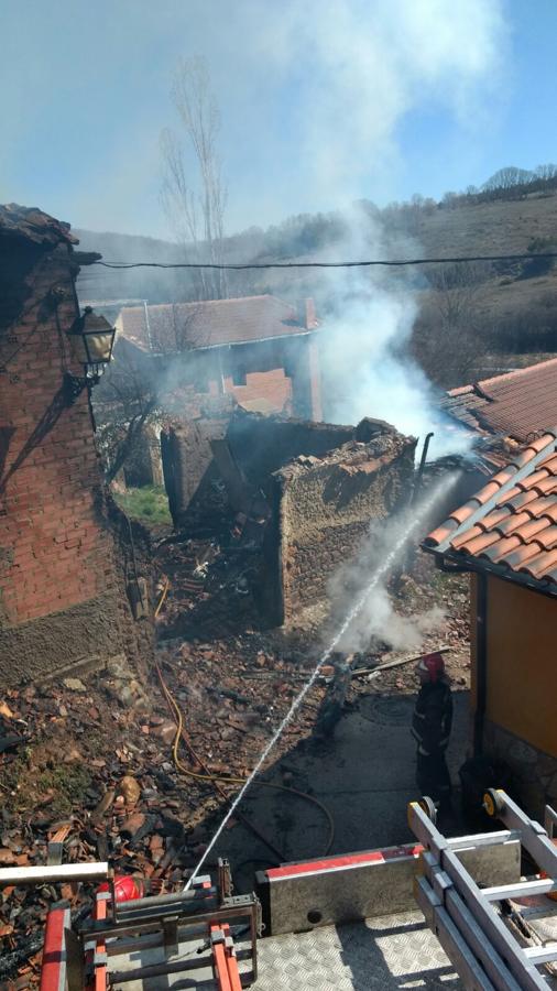 Incendio en Almanza