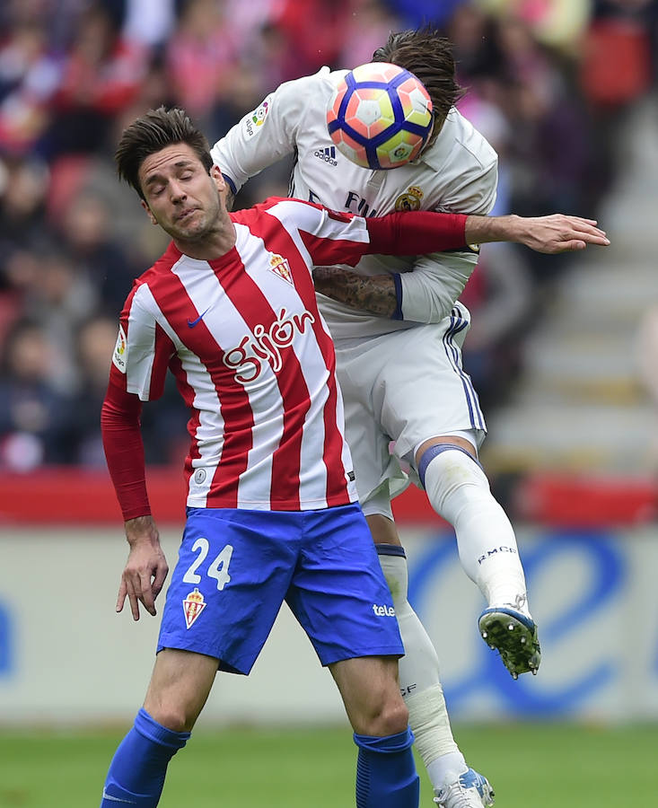 El Sporting-Real Madrid, en imágenes