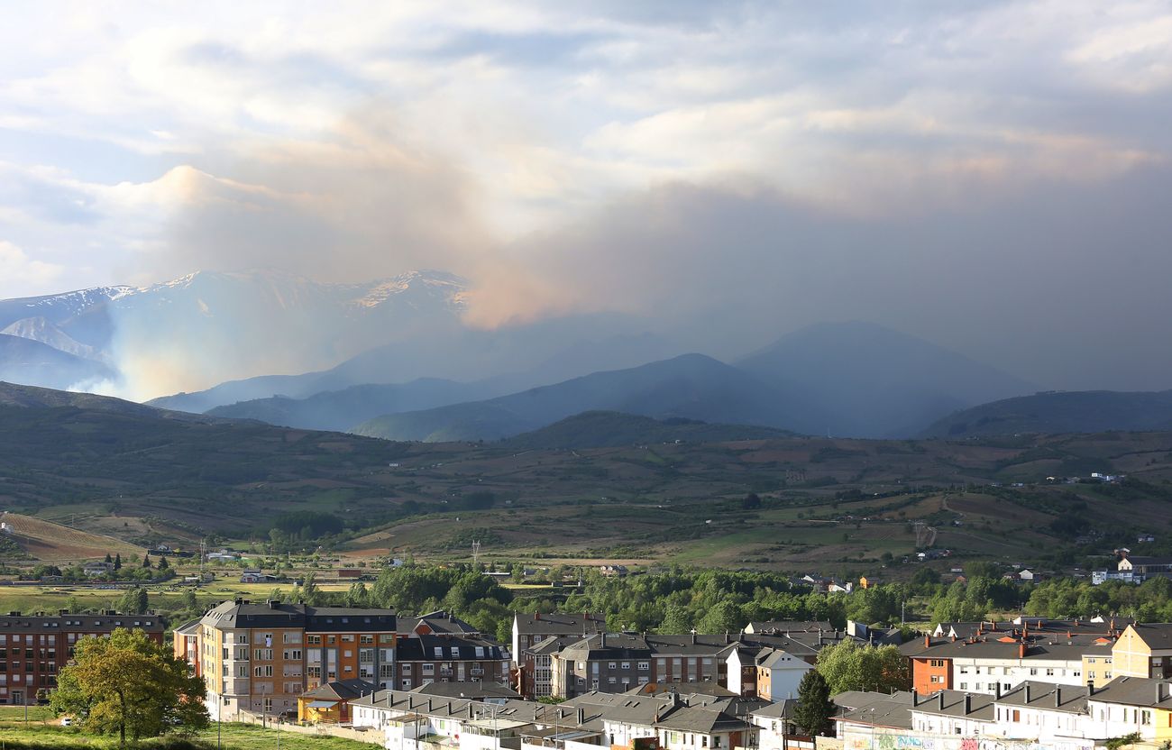 Incendio en el Bierzo