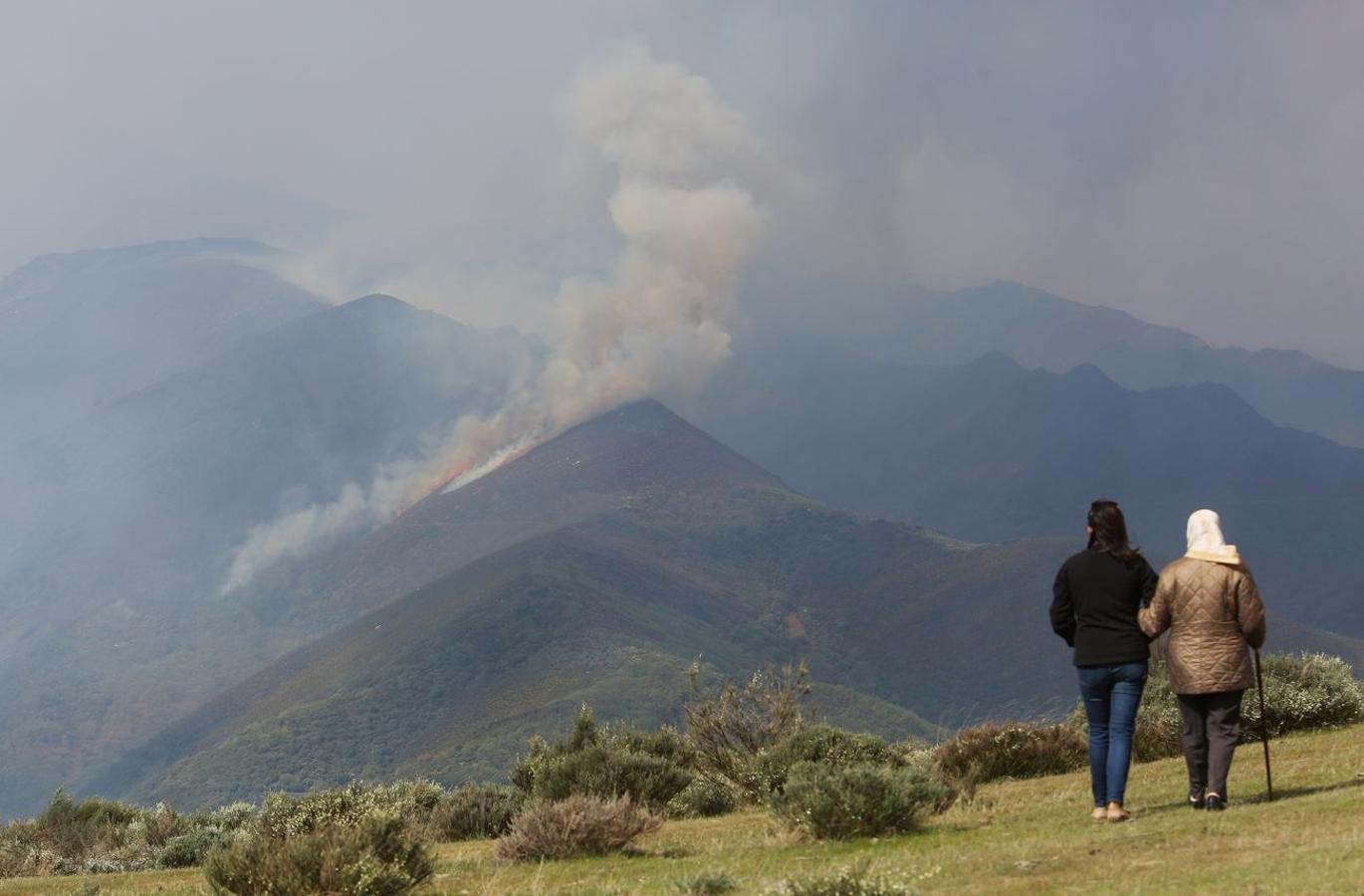 Incendio en el Bierzo