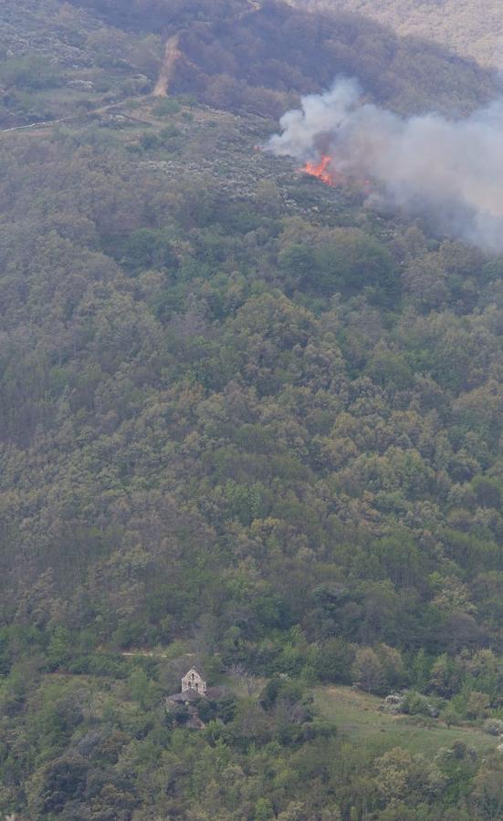 Incendio en el Bierzo