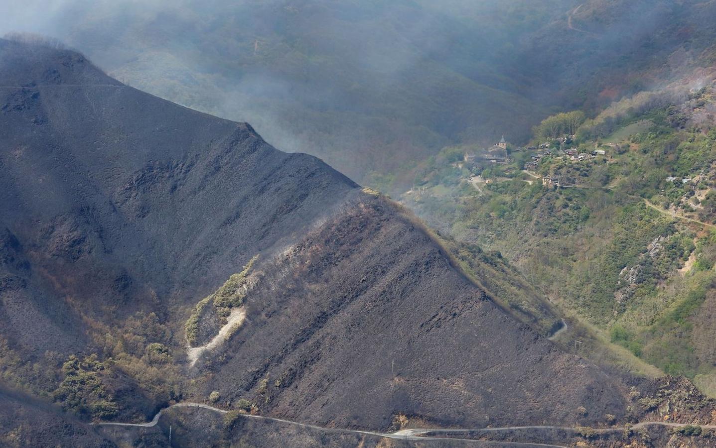 Incendio en el Bierzo