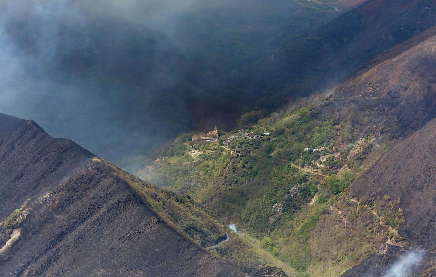 Incendio en el Bierzo