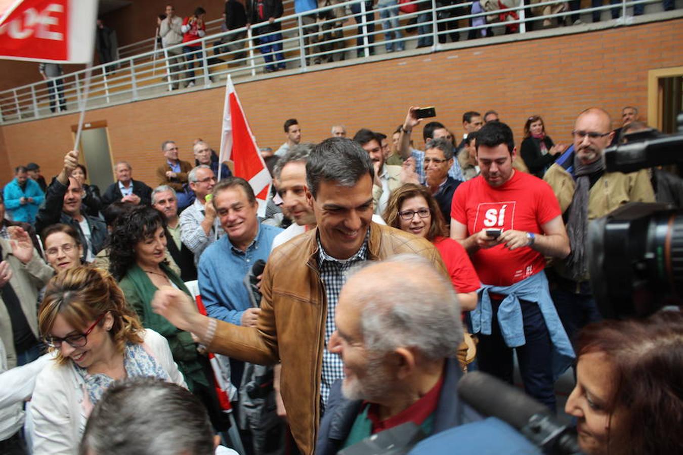 Pedro Sánchez en León