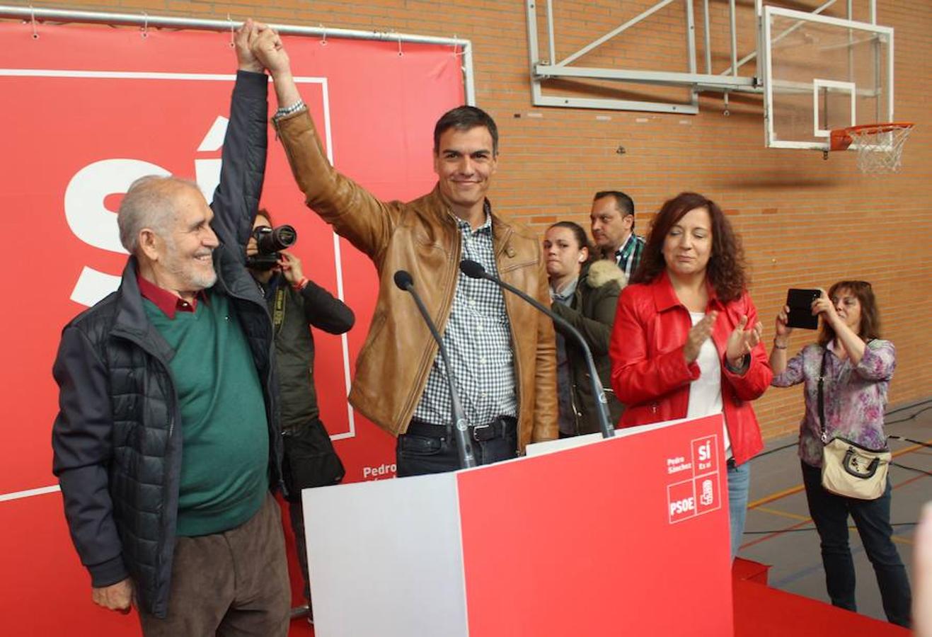 Pedro Sánchez en León